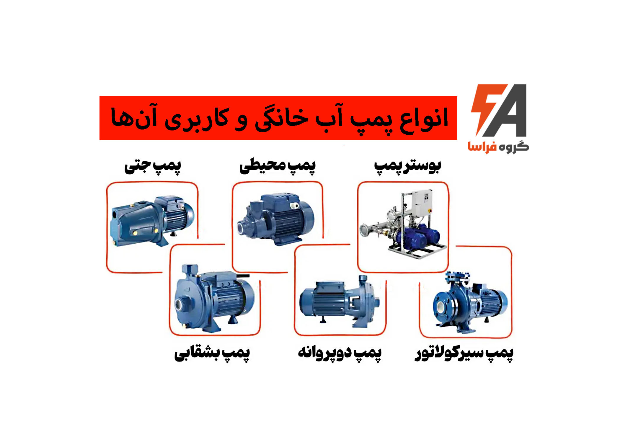 آشنایی با انواع پمپ آب خانگی و کاربری آن‌ها