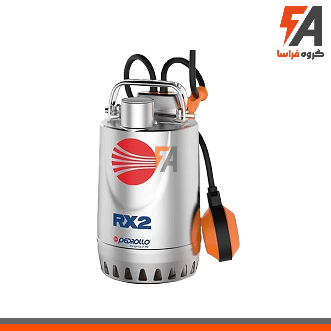 پمپ کفکش آب تمیز 0/5 اسب تک فاز پدرولو مدل RXm2