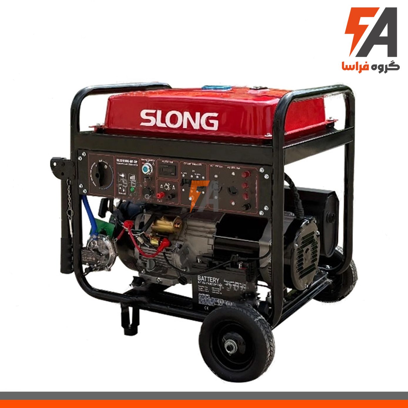 موتور برق دوگانه 10.5 کیلووات تک فاز-سه فاز اسلانگ مدل SL12000E-DF-3P