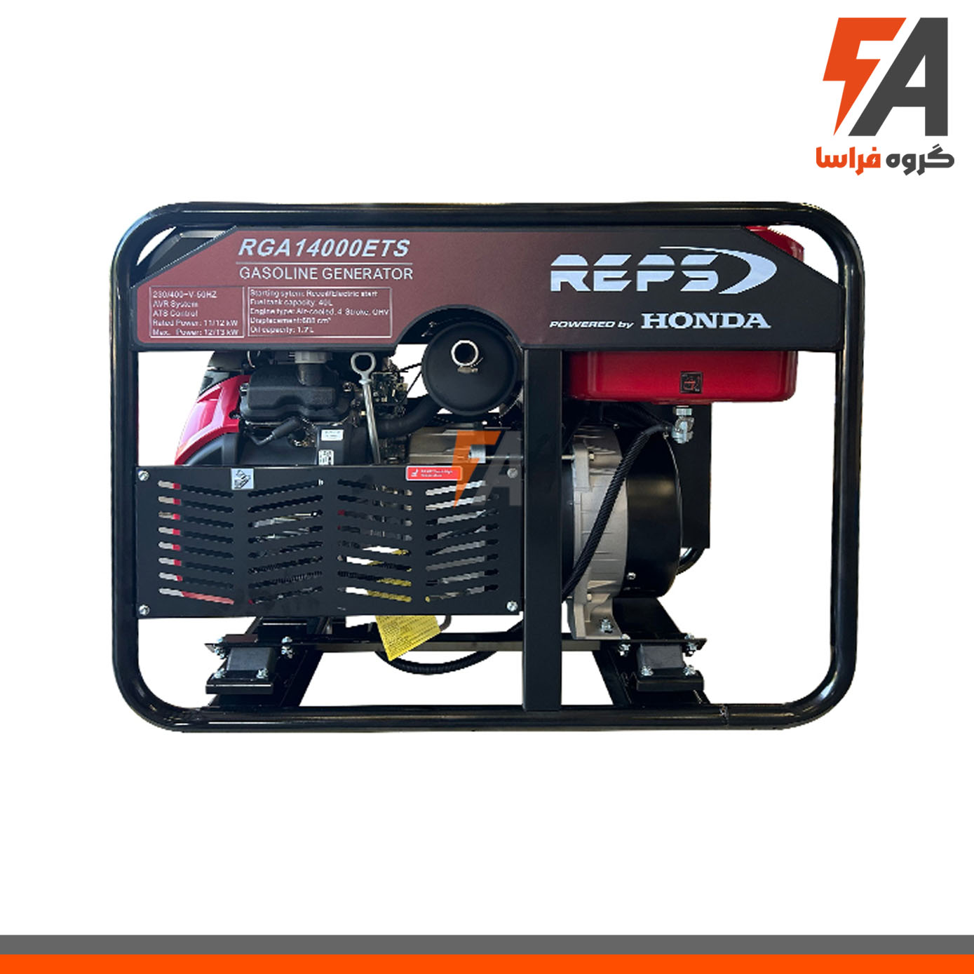 موتور برق بنزینی تک فاز و سه فاز 13 کیلووات هوندا رپس مدل RGA14000ETS